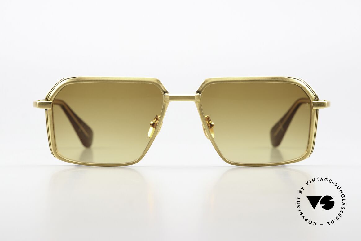Jacques Marie Mage Vasco Square Luxury Shades Men, Jacques Marie Mage sunglasses, mod. Vasco, gold, Made for Men