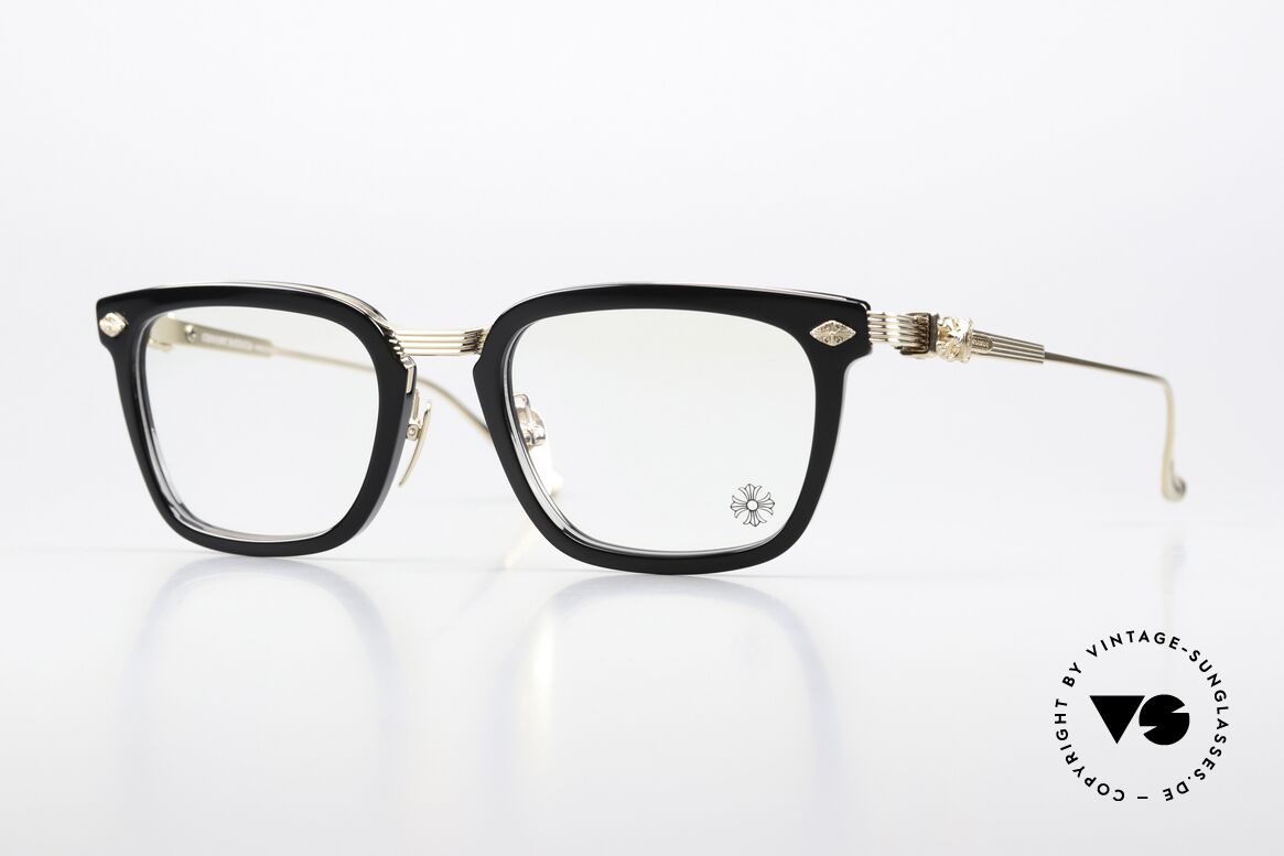 Chrome Hearts Overpoked Rockstar Specs Gold-Plated, Chrome Hearts eyeglasses; mod. OVERPOKED, Made for Men and Women