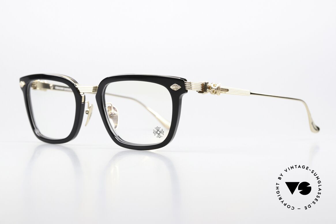 Chrome Hearts Overpoked Rockstar Specs Gold-Plated, striking luxury frame; not only for rock stars!, Made for Men and Women