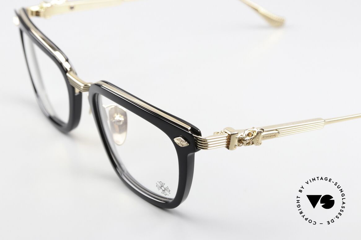 Chrome Hearts Overpoked Rockstar Specs Gold-Plated, outstanding craftsmanship; frame made in Japan, Made for Men and Women