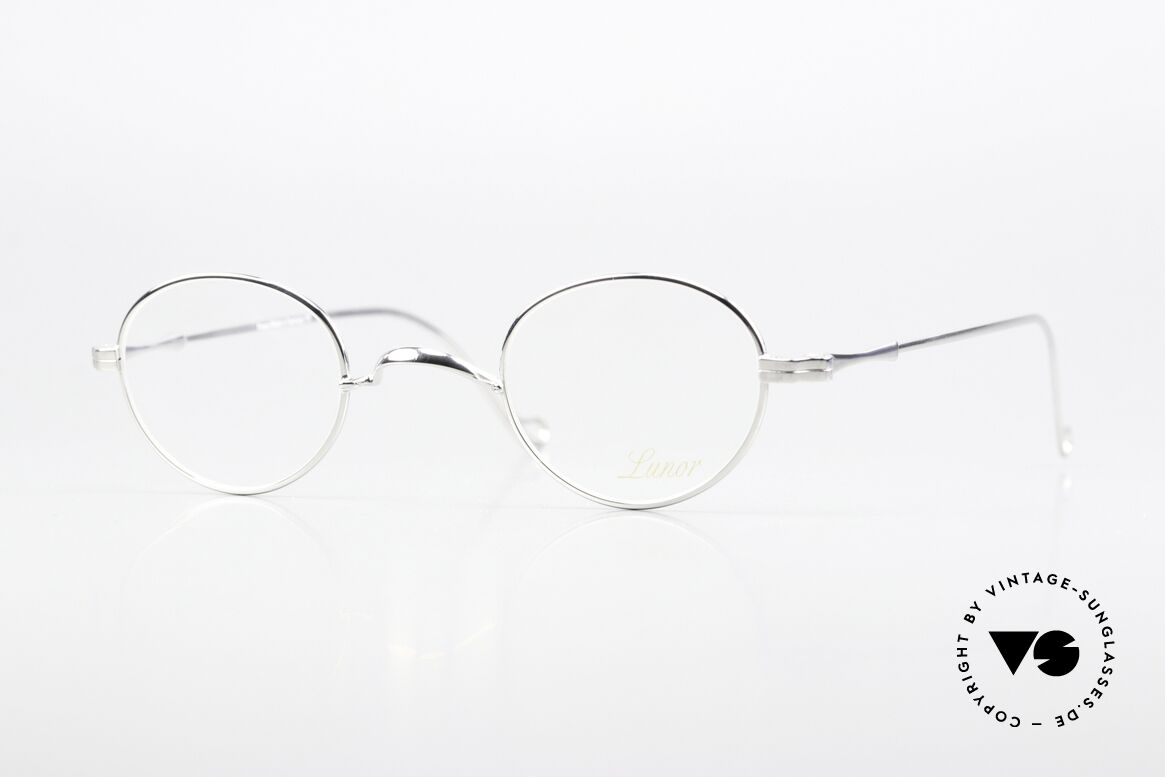 Lunor II 20 Platinum-Plated Frame Small, small Lunor glasses for ladies and gentlemen similarly, Made for Men and Women