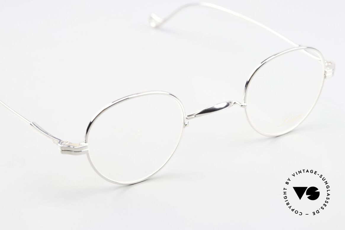 Lunor II 15 Old Panto Frame Platinum, unworn single item (for all lovers of quality), true rarity, Made for Men and Women