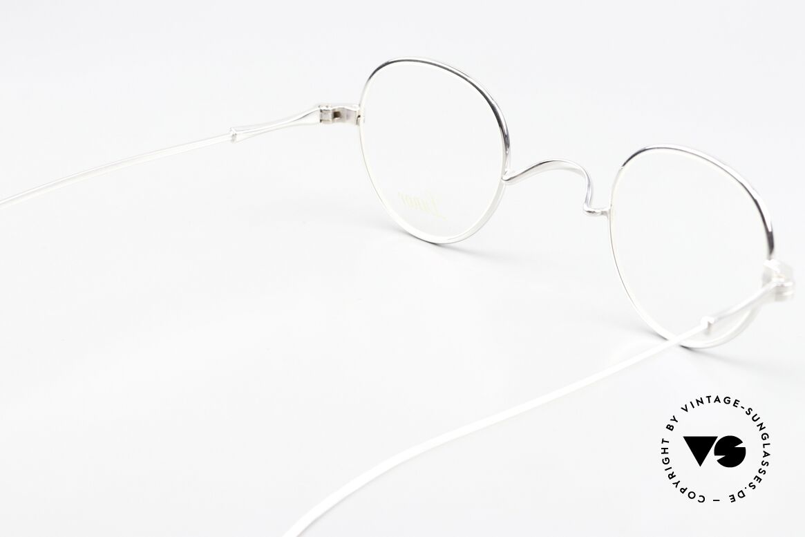 Lunor II 15 Old Panto Frame Platinum, Size: small, Made for Men and Women