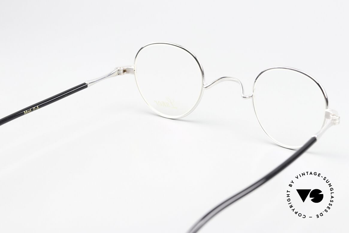 Lunor II A 15 Platinum Frame With Acetate, Size: small, Made for Men and Women