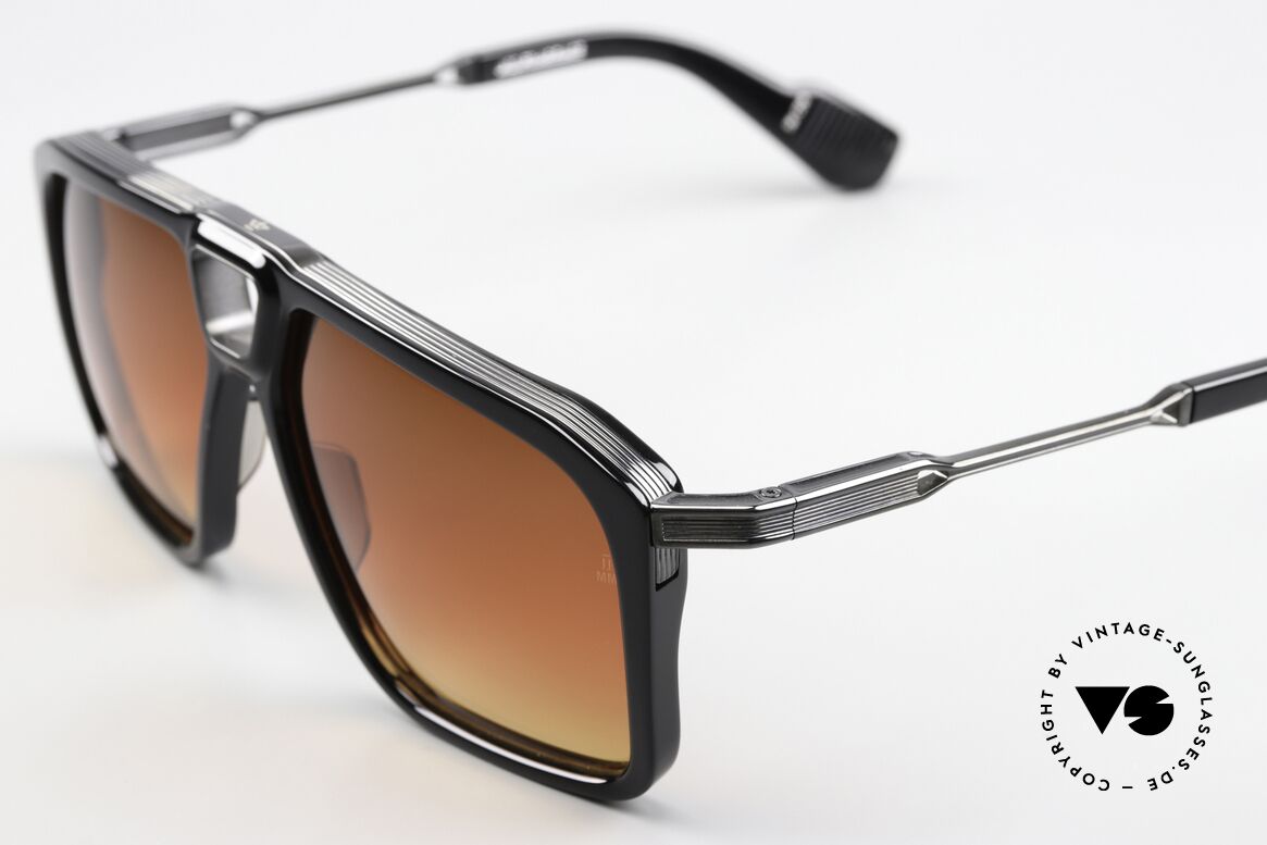 Jacques Marie Mage Savoy Inspired By Michael Caine, Tropic, CR39 tropic, Black, Limited, size 57/15, Made for Men