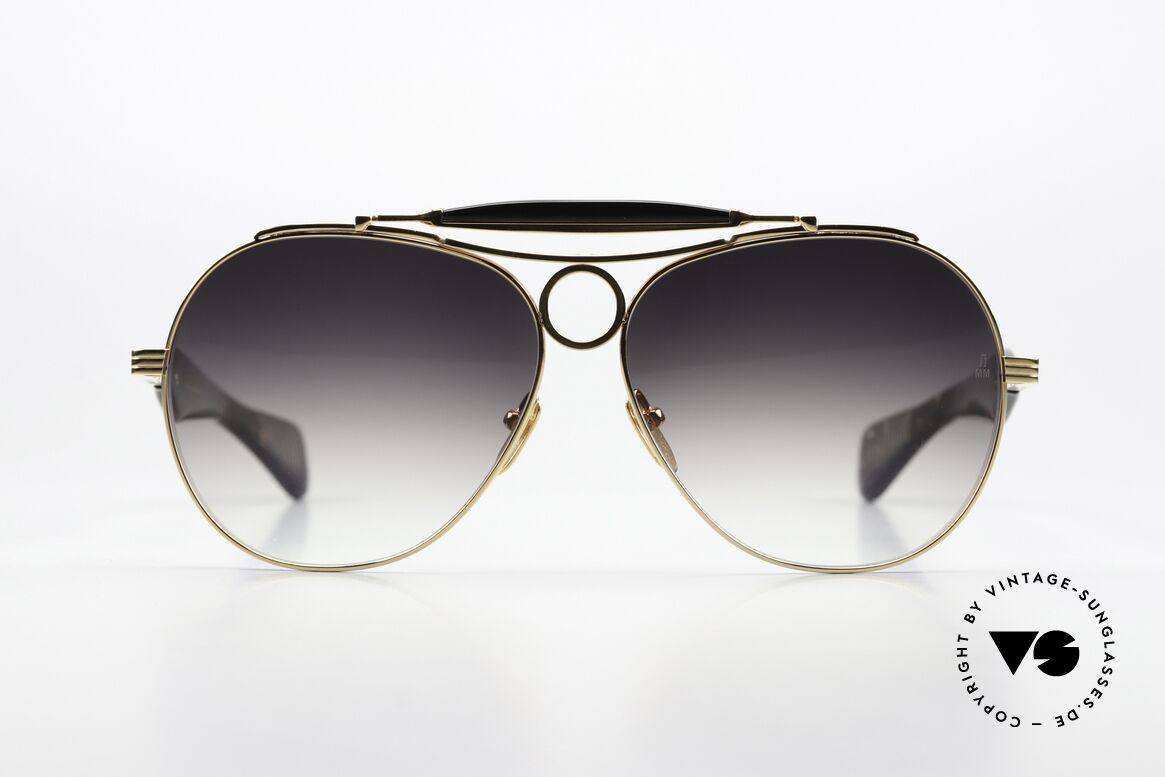 Jacques Marie Mage Aspen Aviator Shades Shooter Style, strictly limited beta titanium frame in L size 61-13, Made for Men
