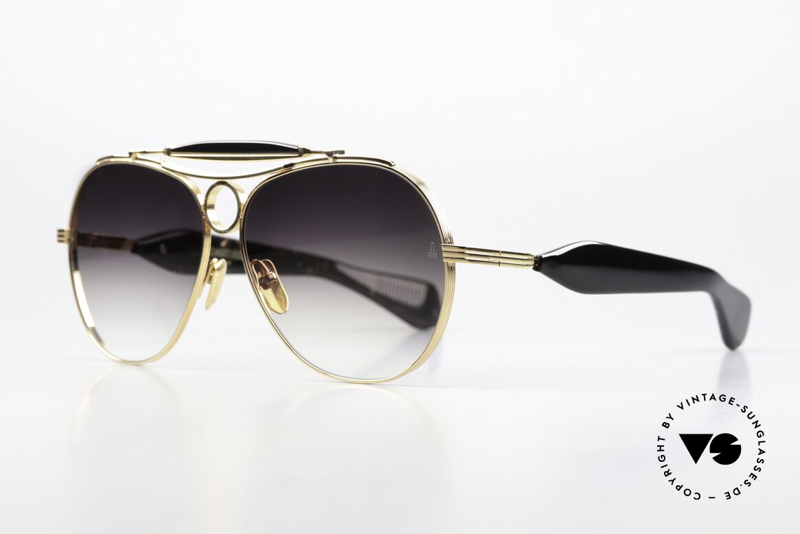 Jacques Marie Mage Aspen Aviator Shades Shooter Style, inspired by the Ray-Ban Shooter and the ski resort, Made for Men