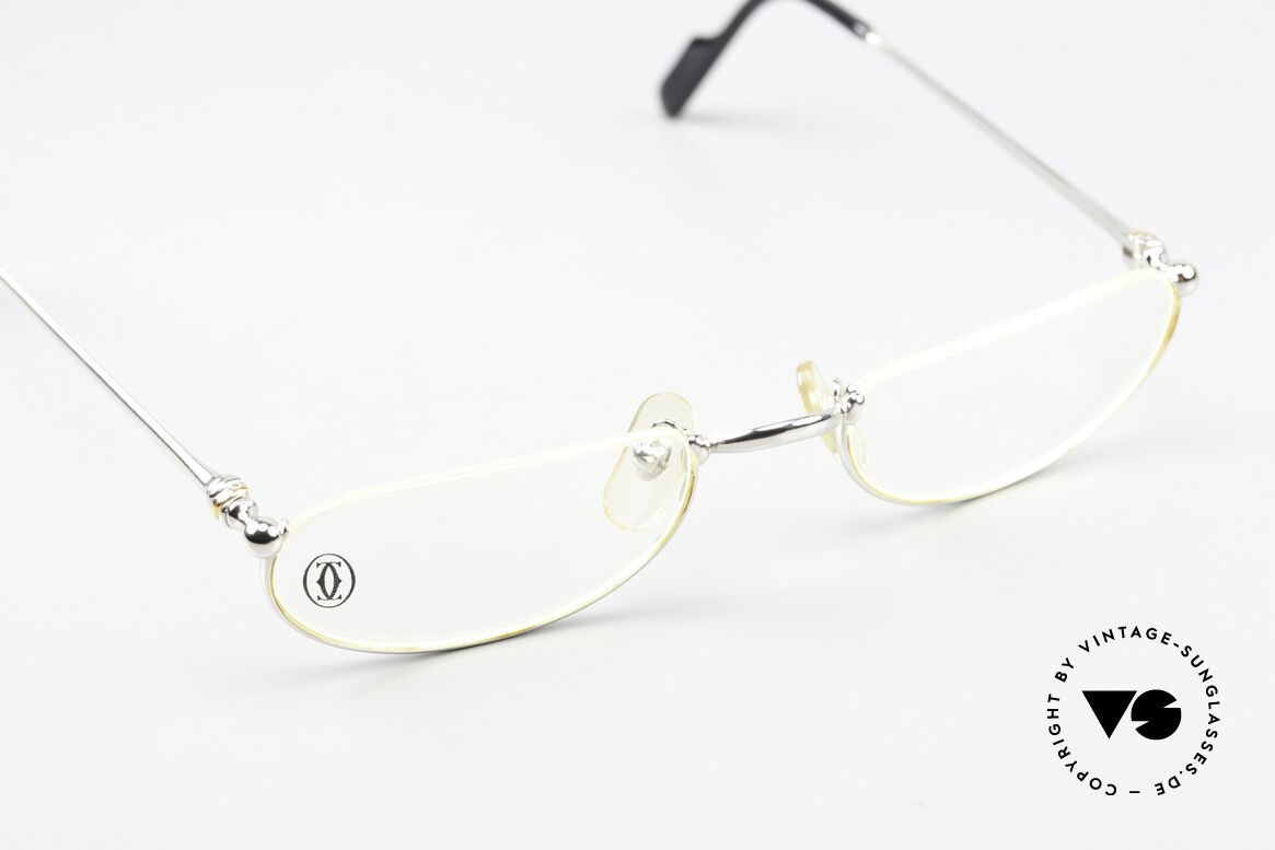 Cartier Demi Lune 2000 - S Reading Specs Ladies Gents, NO retro eyeglasses; an old original from app. 2000!, Made for Men and Women