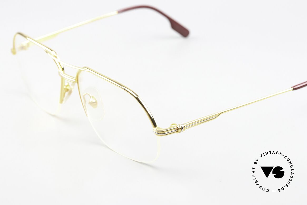 Cartier Orsay Luxury Vintage Eyeglasses, 22ct gold-plated (like all vintage CARTIER frames!), Made for Men
