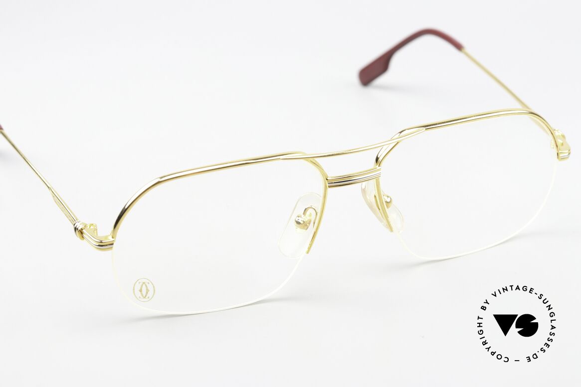 Cartier Orsay Luxury Vintage Eyeglasses, unworn, new old stock + original Cartier packaging, Made for Men