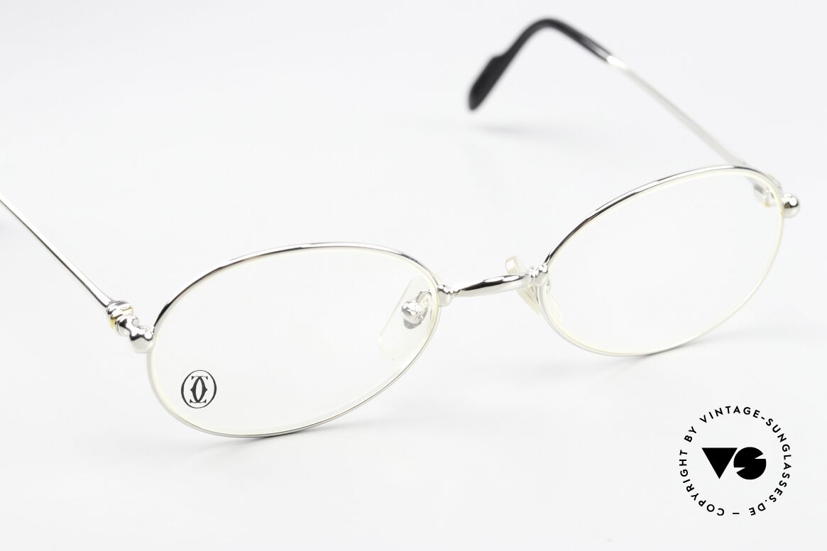 Cartier Saturne - S Oval Luxury Frame Unisex, unworn rarity from 1997 with original Cartier packaging, Made for Men and Women