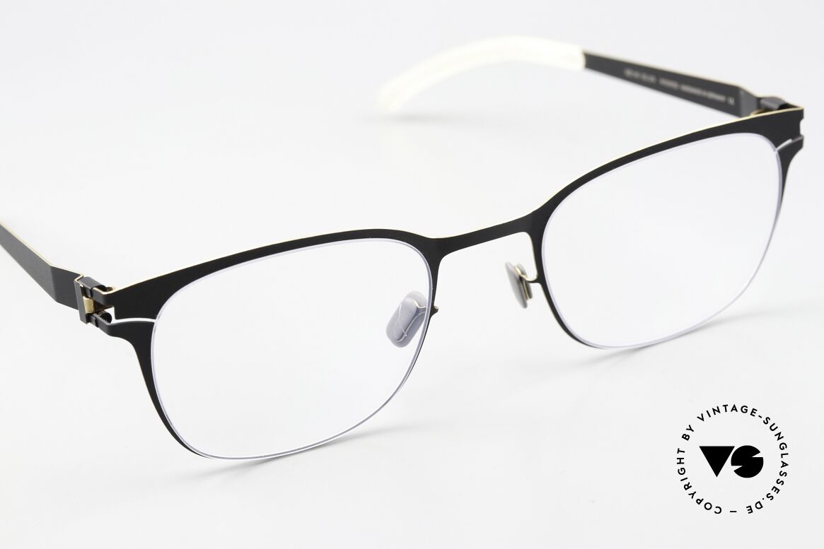 Mykita Agnes Coloring Black Gold Edges, unworn model with full original packaging by MYKITA, Made for Women