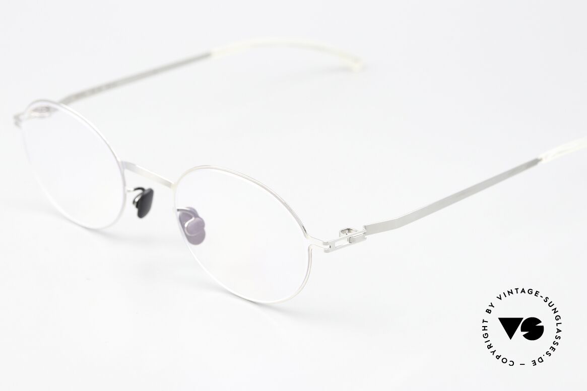 Mykita Aki Oval Frame Shiny Silver, well-known top quality, handmade in Germany, Berlin, Made for Men and Women