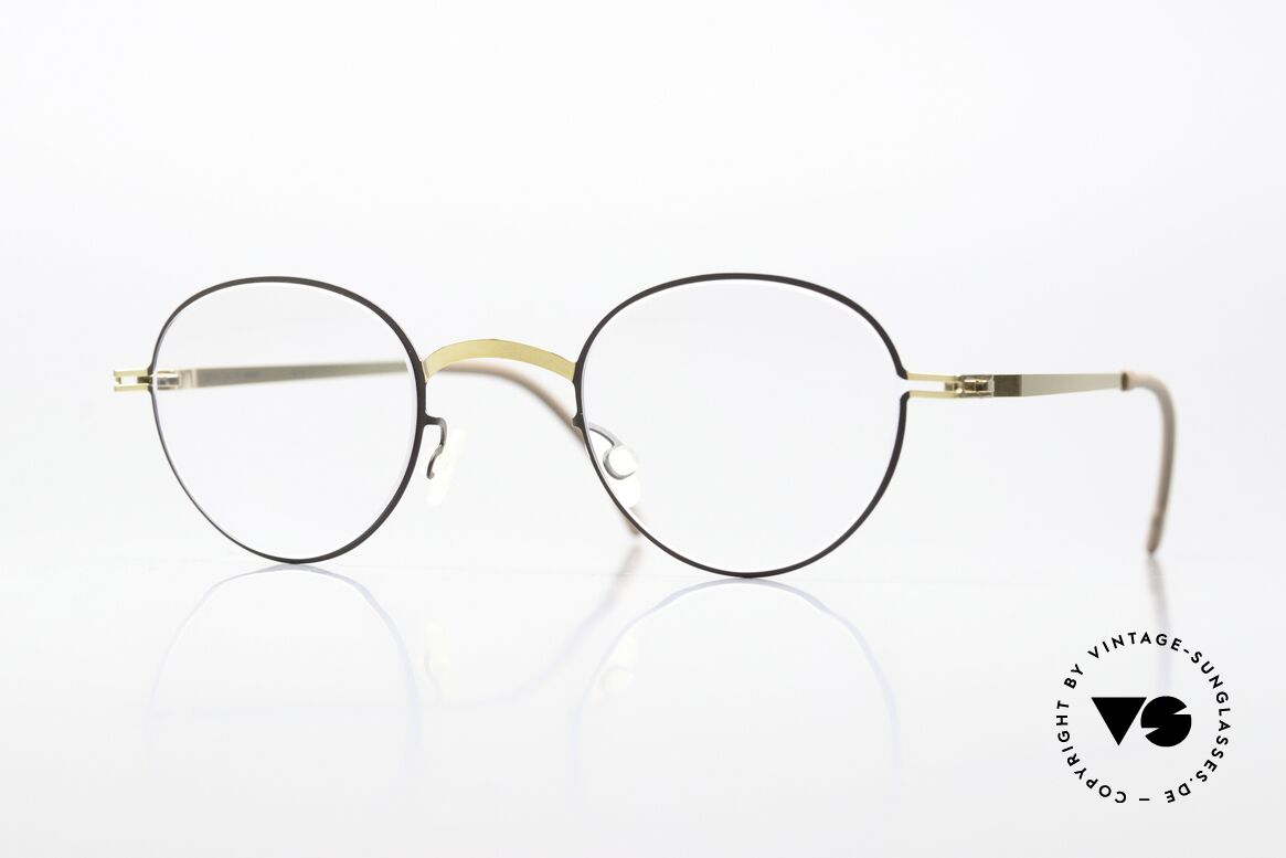 Mykita Birger Roundish Glasses Unisex, Mykita glasses, model LITE Birger, size 42-22, col 122, Made for Men and Women