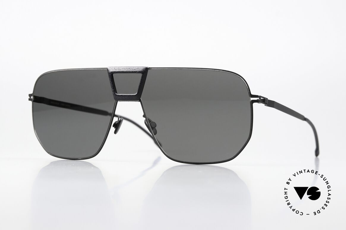 Mykita Mylon Cayenne Black Pitch Black Dark Grey, Mykita Mylon HYBRID sunglasses; Cayenne, Made for Men and Women