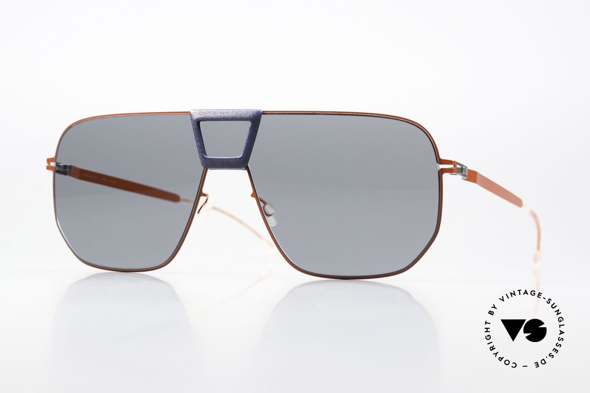 Mykita Mylon Cayenne Coral Red Navy Blue Dark, Mykita Mylon HYBRID sunglasses; Cayenne, Made for Men and Women