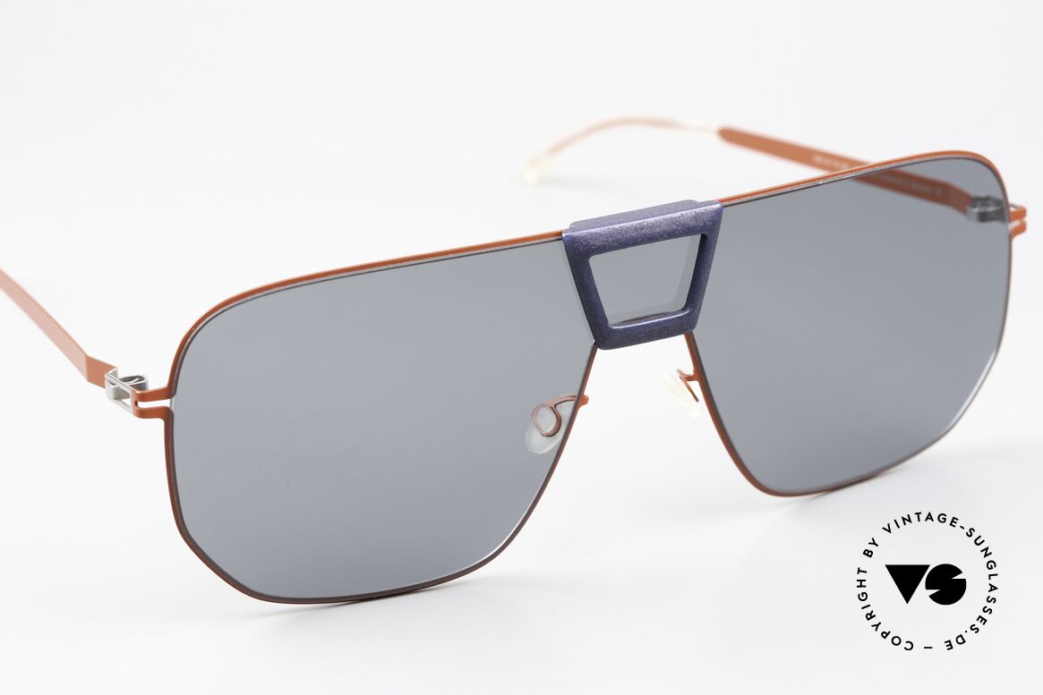 Mykita Mylon Cayenne Coral Red Navy Blue Dark, unworn model with original case by MYKITA, Made for Men and Women