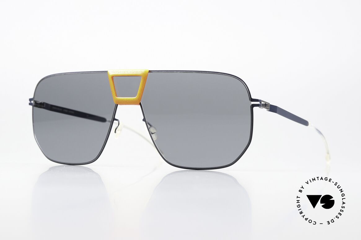 Mykita Mylon Cayenne Orange Navy Dark Blue Solid, Mykita Mylon HYBRID sunglasses; Cayenne, Made for Men and Women