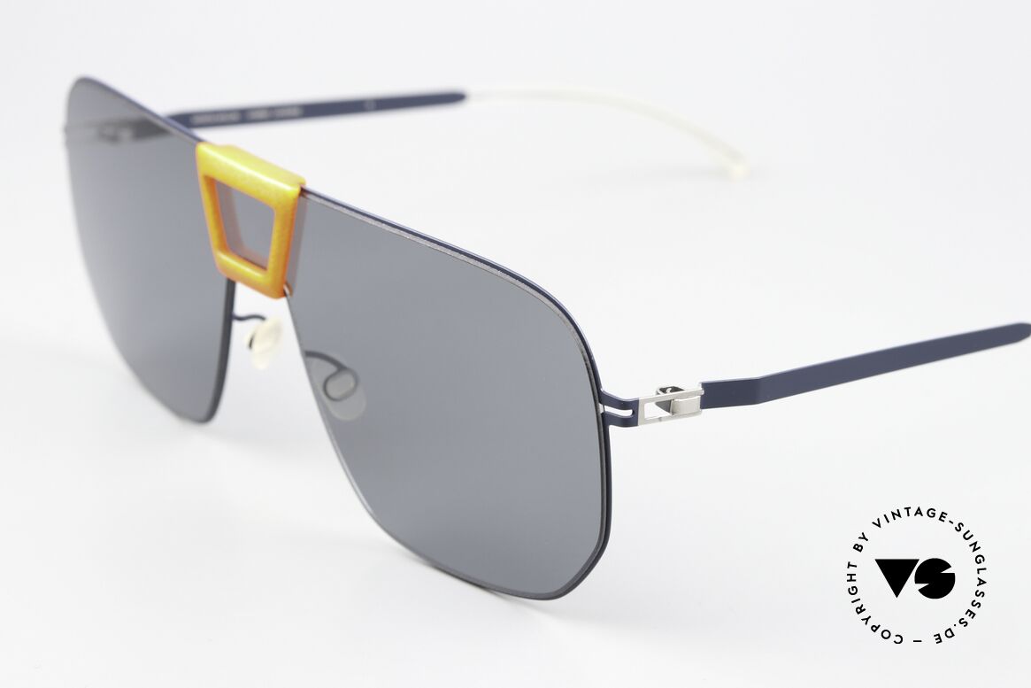Mykita Mylon Cayenne Orange Navy Dark Blue Solid, glasses lovers know about the Mylon concept, Made for Men and Women
