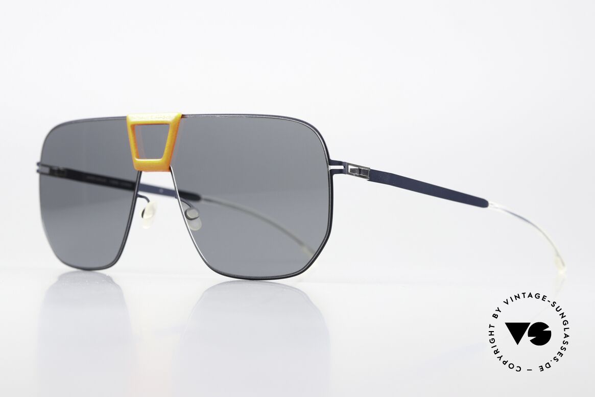 Mykita Mylon Cayenne Orange Navy Dark Blue Solid, 'made in Germany' shades for connoisseurs, Made for Men and Women