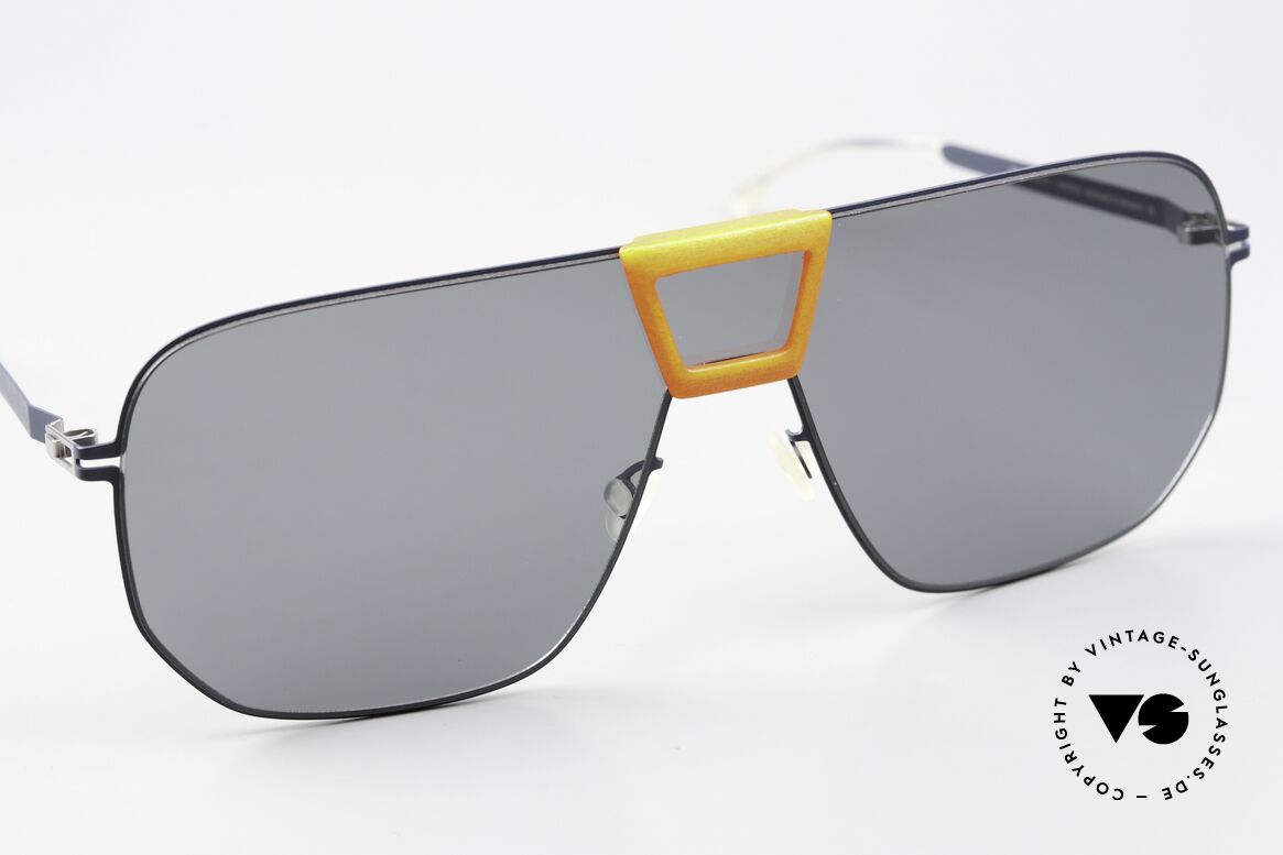 Mykita Mylon Cayenne Orange Navy Dark Blue Solid, unworn model with original case by MYKITA, Made for Men and Women