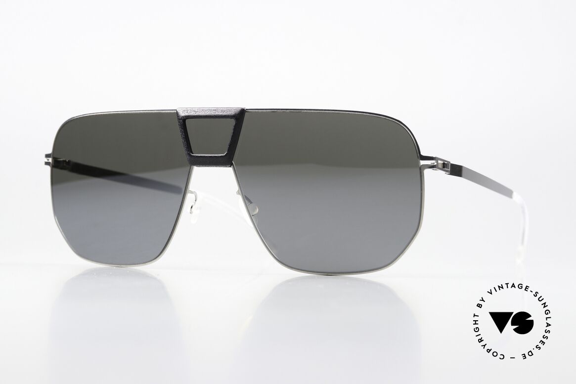 Mykita Mylon Cayenne Black Shiny Silver Flash, Mykita Mylon HYBRID sunglasses; Cayenne, Made for Men and Women