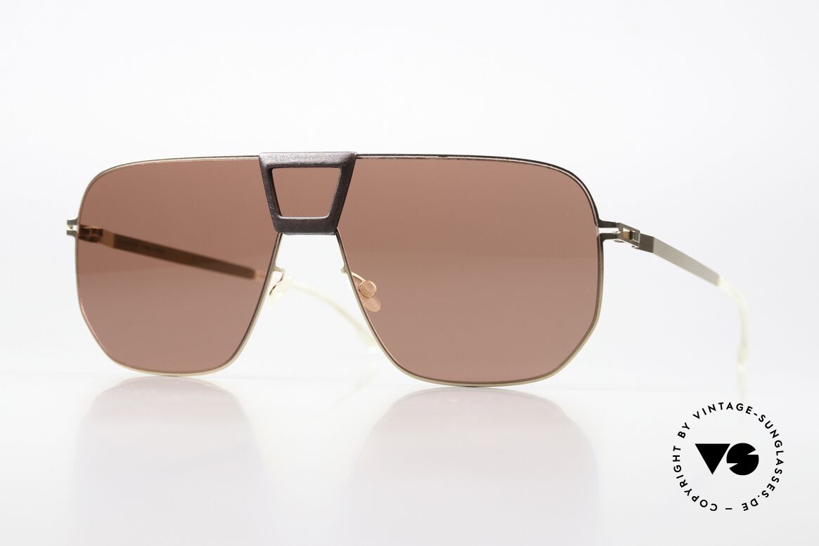 Mykita Mylon Cayenne Ebony Brown Champagne Gold, Mykita Mylon HYBRID sunglasses; Cayenne, Made for Men and Women