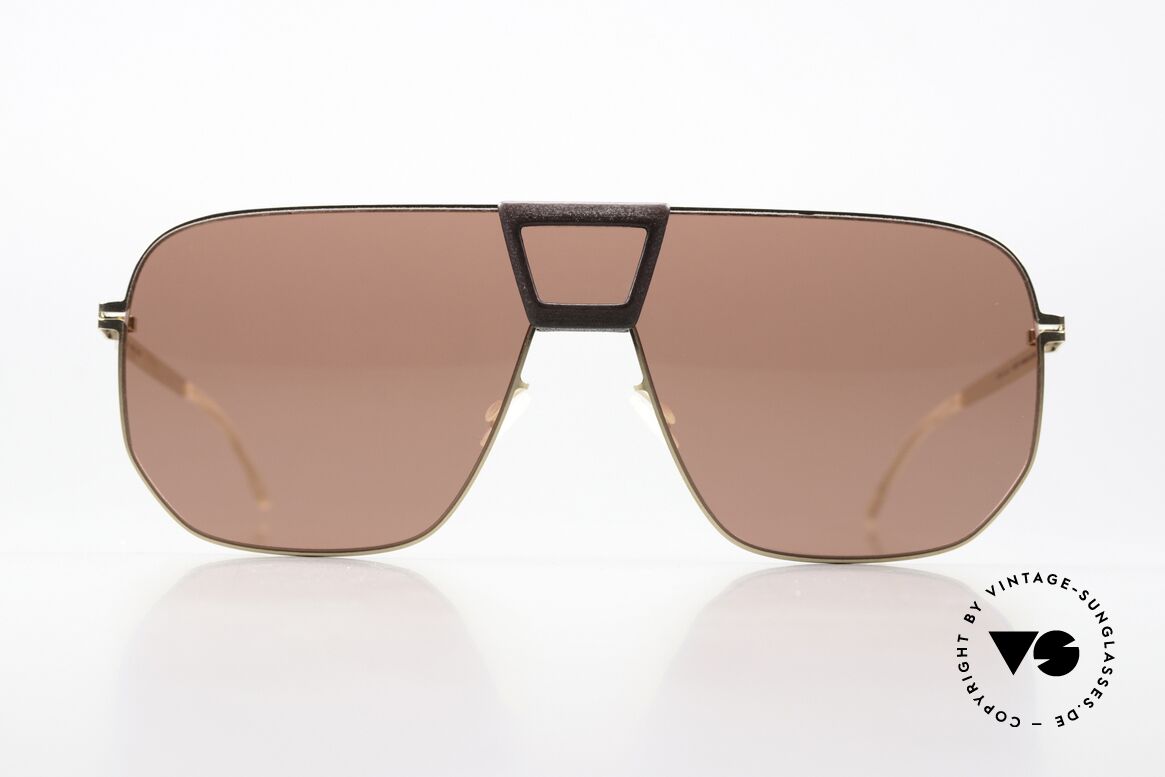 Mykita Mylon Cayenne Ebony Brown Champagne Gold, color 307 = 'Ebony Brown Champagne Gold', Made for Men and Women