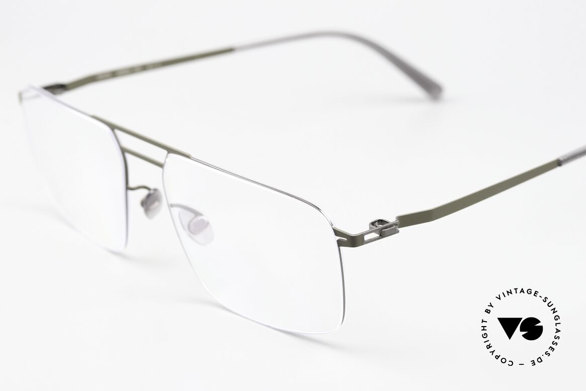 Mykita Hiro Shiny Graphite / Camou Green, well-known top quality (handmade in Germany, Berlin), Made for Men