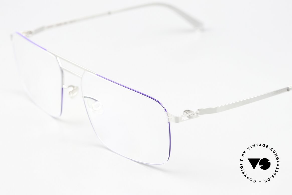 Mykita Hiro Silver / Super Blue Coloring, well-known top quality (handmade in Germany, Berlin), Made for Men