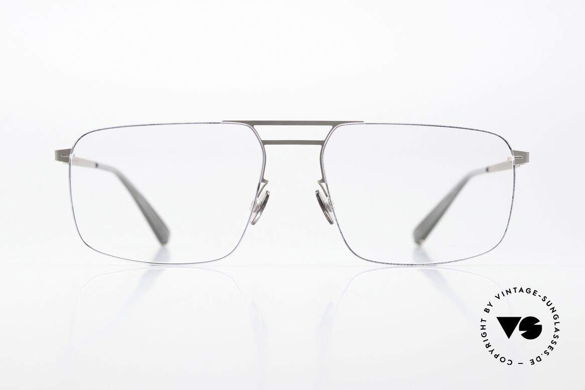 Mykita Hiro Gray / Black Clear Coloring, square frame from the LESSRIM collection (2015-2019), Made for Men