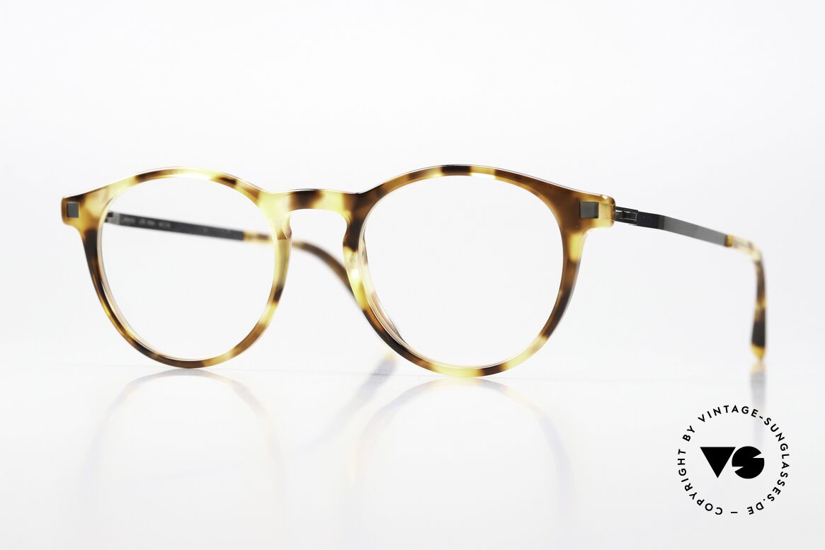 Mykita Erva Small Panto Eyeglasses, great color code 916 = 'Cocoa Sprinkles / Shiny Gray', Made for Men and Women