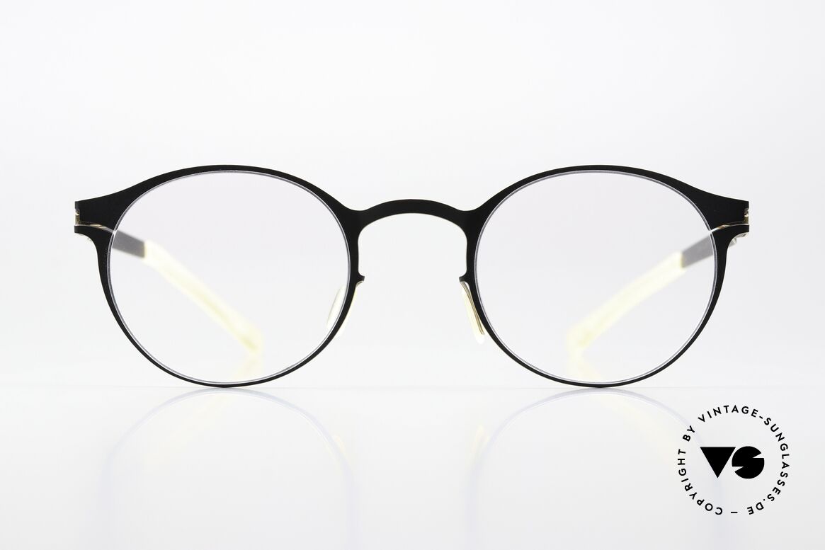Mykita Isaac Panto Black Gold Edges, panto specs from the NO1 collection (made in 2017), Made for Men and Women