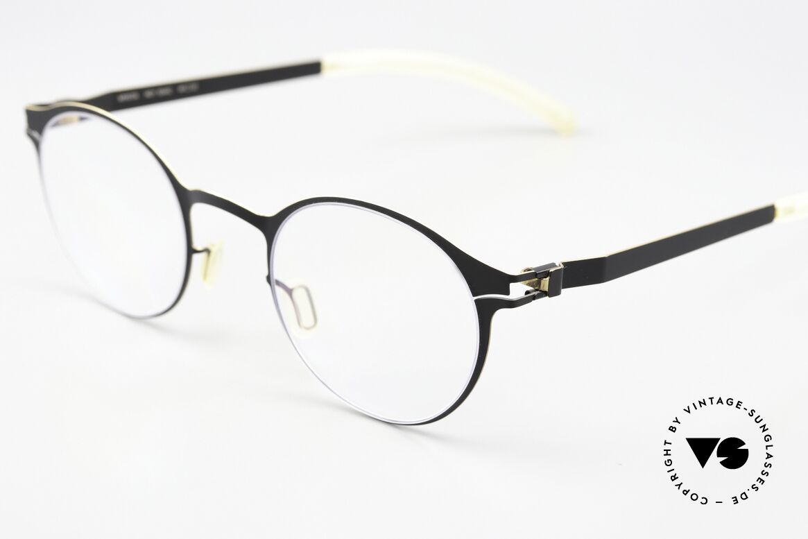 Mykita Isaac Panto Black Gold Edges, well-known top quality (handmade in Germany, Berlin), Made for Men and Women