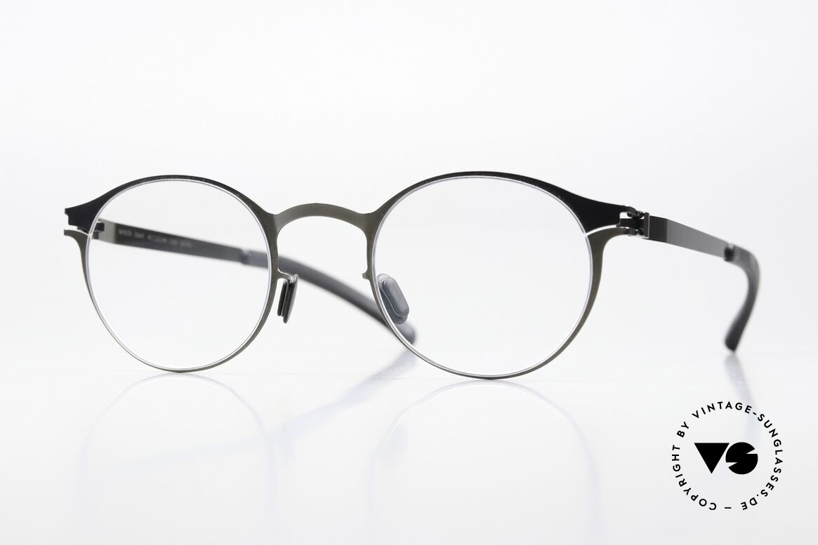 Mykita Isaac Panto Specs Shiny Graphite, Mykita eyeglasses, model Isaac, size 45-22, color 232, Made for Men and Women