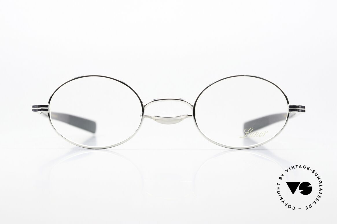Lunor Swing A 33 Oval Asian Version Smaller Bridge, model 33 is the oval design (suitable for ladies & gents), Made for Men and Women
