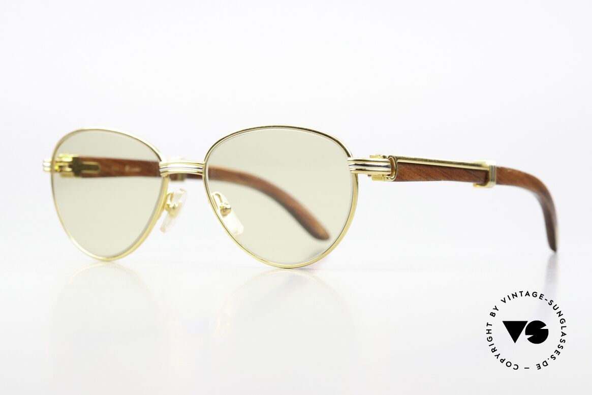 Cartier Auteuil Automatic Mineral Lenses, model of the legendary 'PRECIOUS WOOD' collection, Made for Men and Women