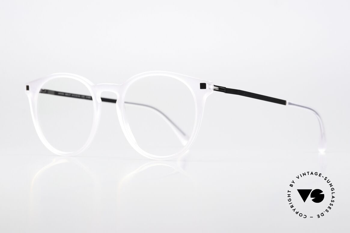 Mykita Keelut Feminine Panto Eyeglasses, color code 921 is called: Coconut Water / Shiny Graphite, Made for Women Mykita Keelut Feminine Panto Eyeglasses, color code 921 is called: Coconut Water / Shiny Graphite, Made for Women
