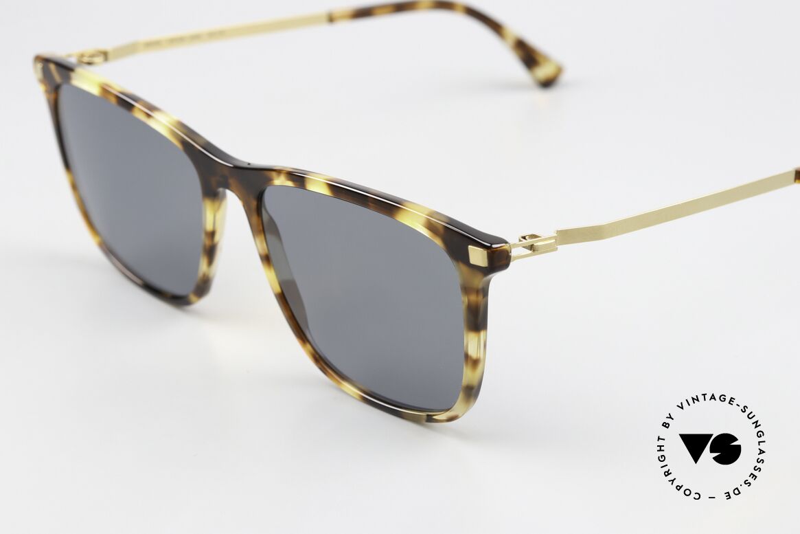 Mykita Jovva Cocoa Sprinkles / Glossy Gold, acetate frame front with characteristic Mykita temples, Made for Men and Women Mykita Jovva Cocoa Sprinkles / Glossy Gold, acetate frame front with characteristic Mykita temples, Made for Men and Women
