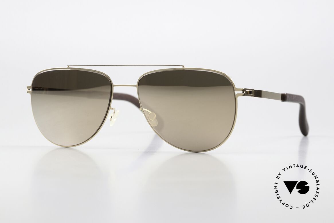 Mykita Mylon Leaf Gold Mirrored Sun Lenses, rare Mykita Mylon Hybrid sunglasses; LEAF, Made for Men and Women Mykita Mylon Leaf Gold Mirrored Sun Lenses, rare Mykita Mylon Hybrid sunglasses; LEAF, Made for Men and Women