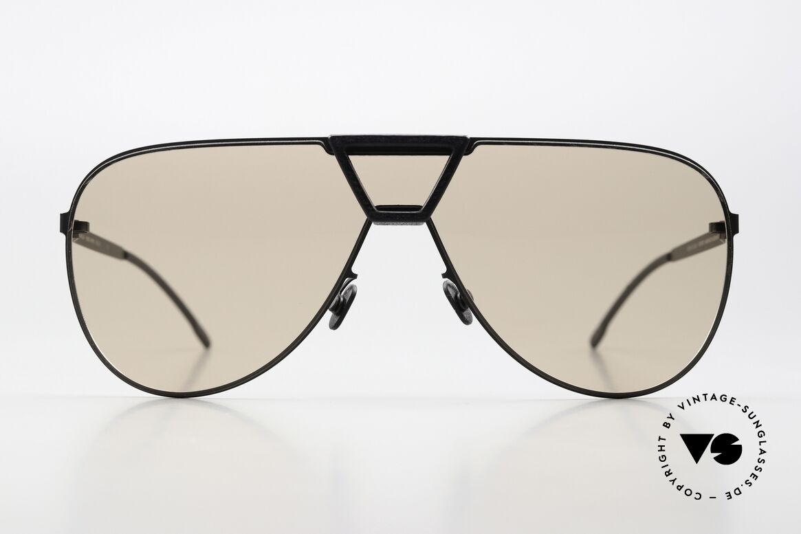 Mykita Mylon Pepper XL Panorama Shades Shield, color 243 = Black / Pitch Black Nude Shield, Made for Men and Women