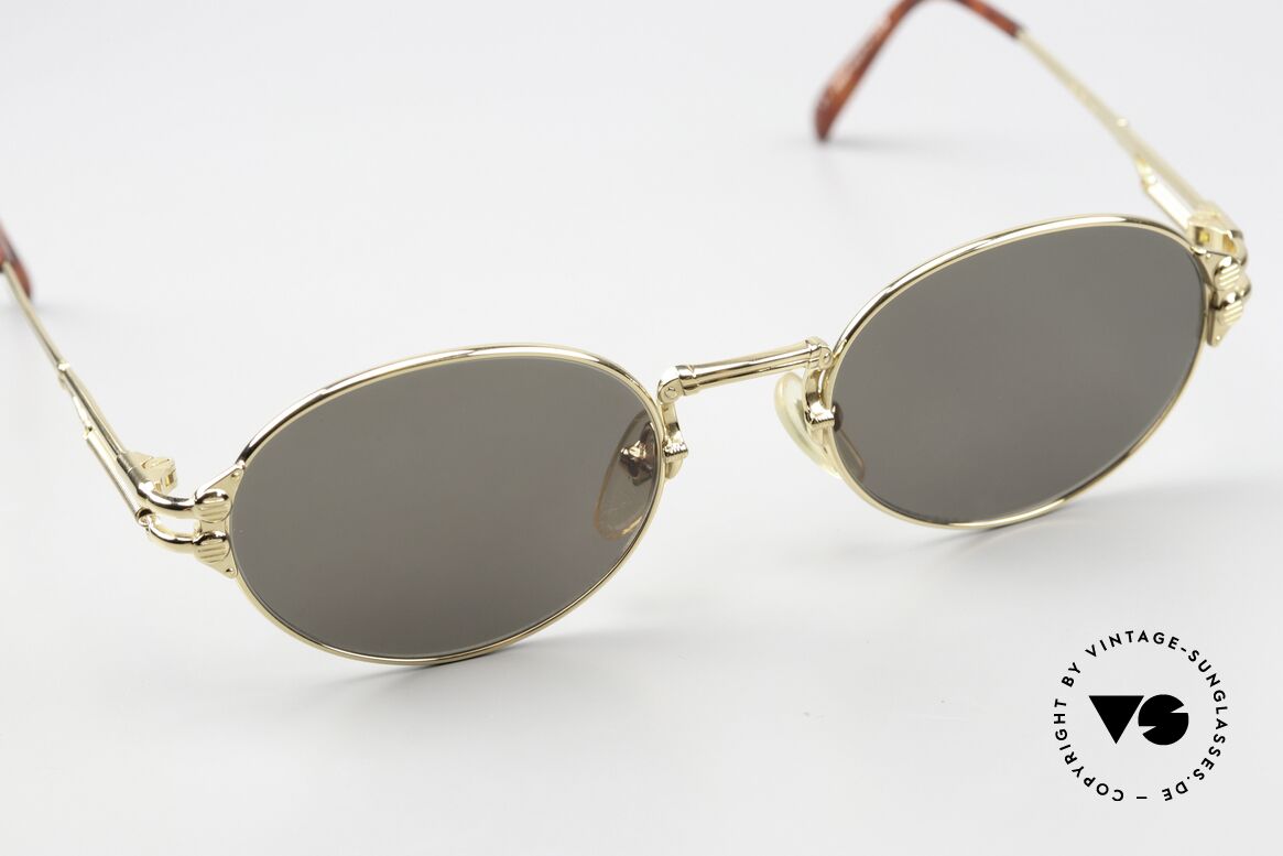 Jean Paul Gaultier 55-4173 Oval Vintage Sunglasses, NO RETRO specs, but an authentic original from 1997, Made for Men and Women