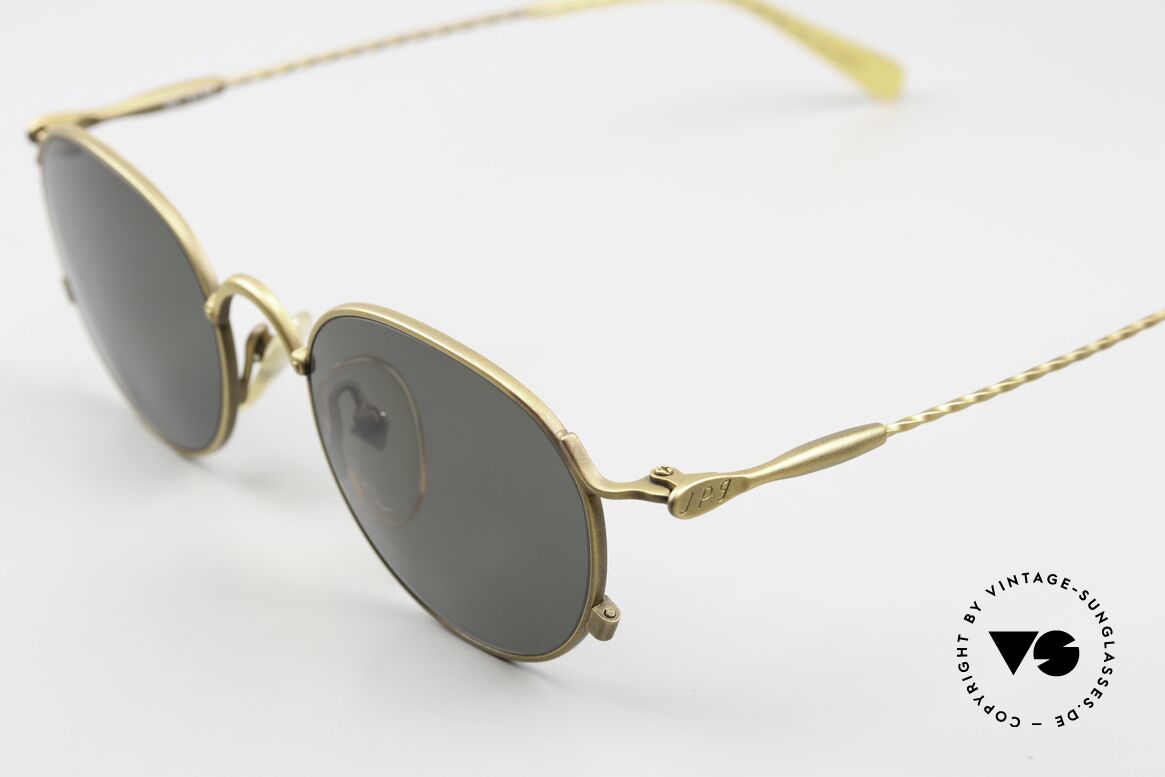 Jean Paul Gaultier 55-2172 Vintage Round Sunglasses, sun lenses with 100% UV protection, size 48/19, Made for Men and Women