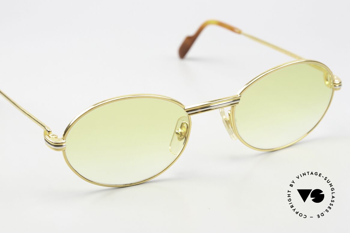 Cartier Saint Honore - M Yellow Gradient Lenses, therefore also wearable at night (fashion accessory), Made for Men and Women