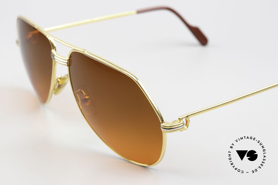 Cartier Vendome LC - L 80's Celebrity Sunglasses, ultra rare, new SUNSET customized GRADIENT lenses, Made for Men and Women