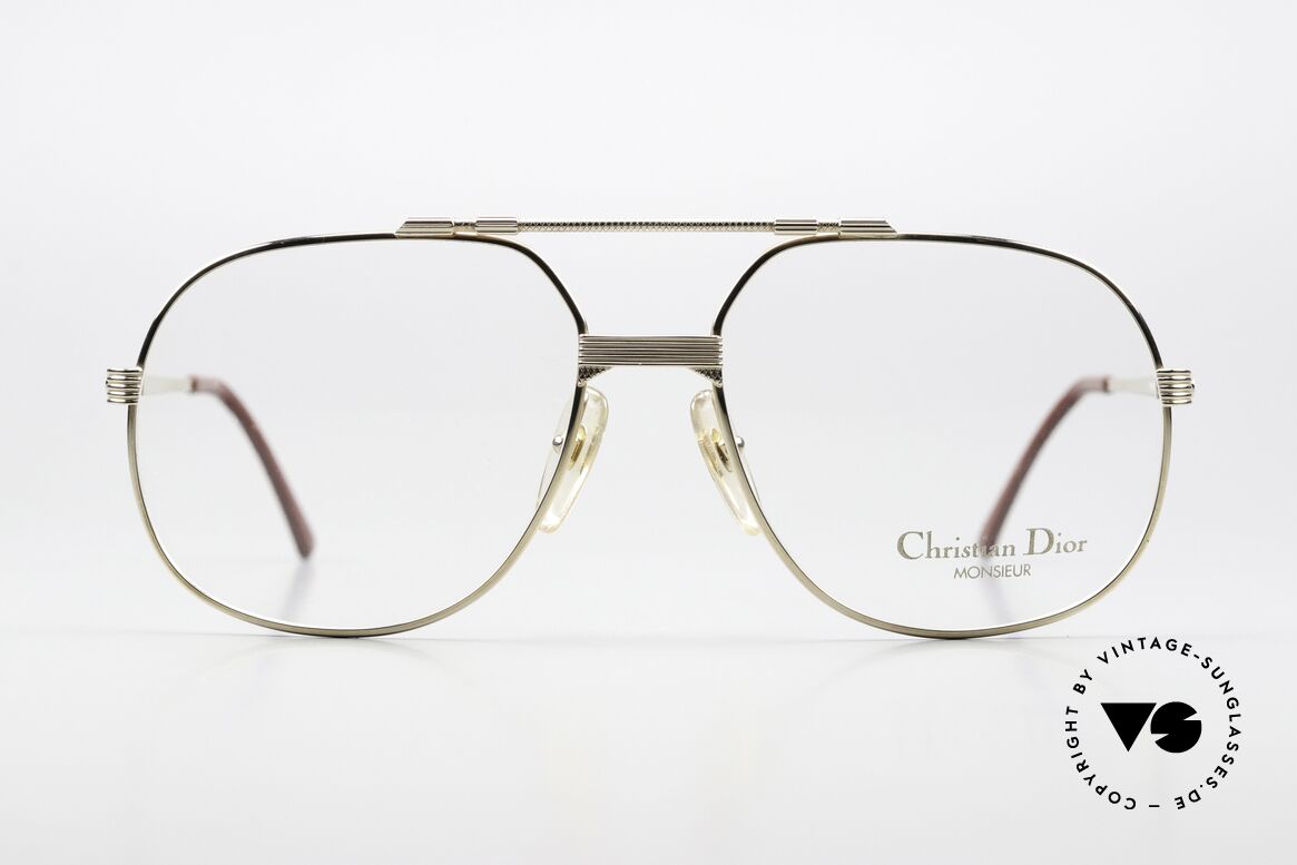 Christian Dior 2487 Gold-Plated Monsieur Series, precious designer eyeglasses from 1989; true vintage!, Made for Men