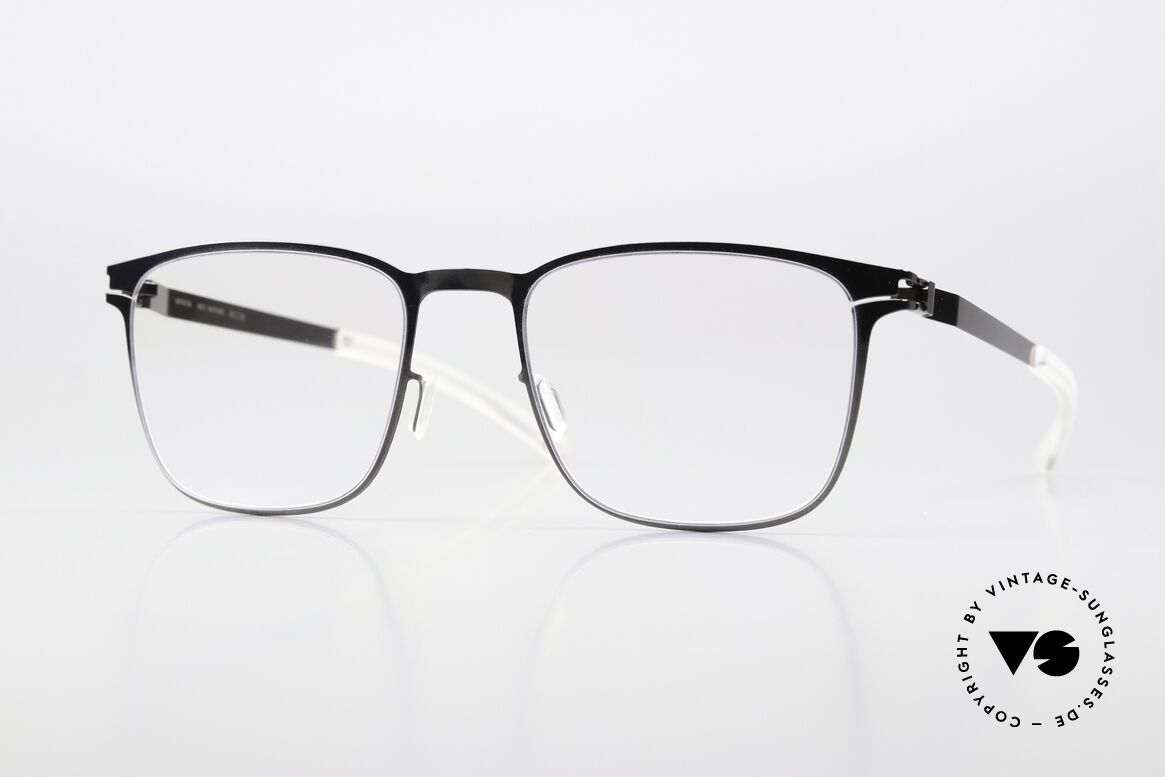 Mykita Nathan Frame Square Men Graphite, Mykita eyeglasses, NATHAN in size 52-20, color 232, Made for Men