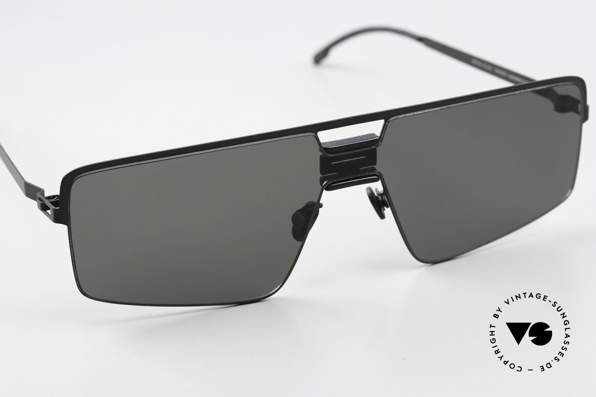 Mykita Mylon Soy Black Pitch Black Dark Grey, unworn model with original case by MYKITA, Made for Men and Women