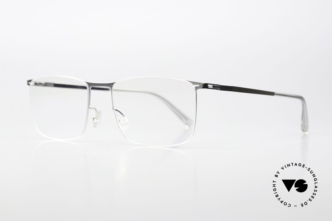 Mykita Takeo Angular Frame Shiny Silver, color 051 = shiny silver (suitable for ladies and gents), Made for Men and Women