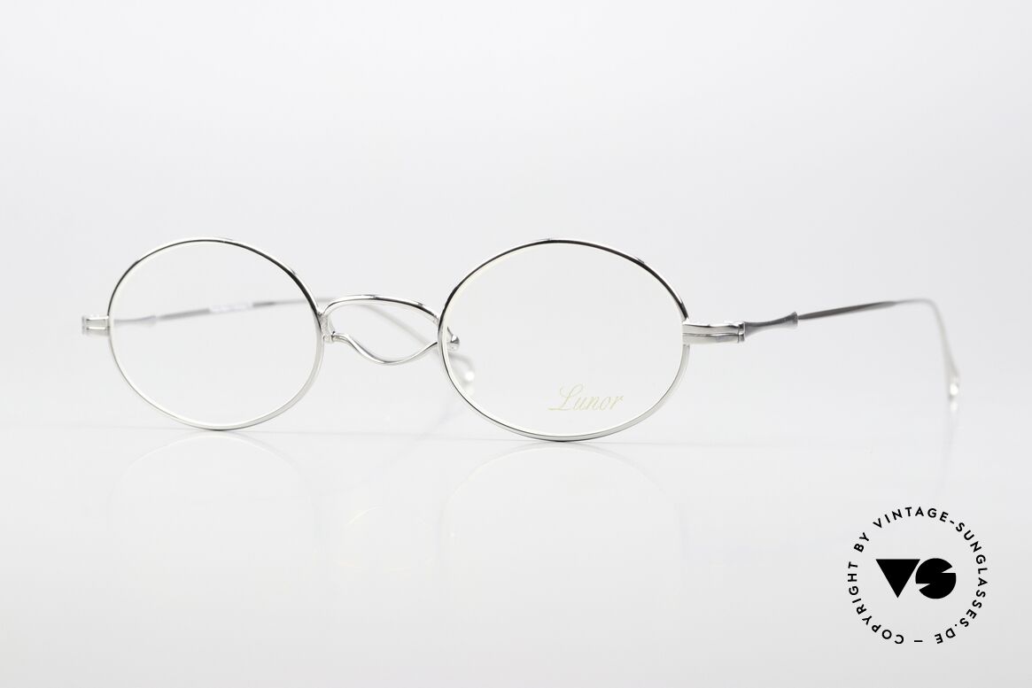 Lunor Swing 33 Oval Asian Version Smaller Bridge, original old LUNOR Swing 33 vintage oval eyeglasses, Made for Men and Women